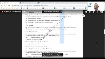 ISO 9001 Clause 7.1.3 Infrastructure