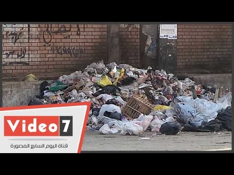 بالفيديو شاهد القمامة تحاصر محطة مترو ساقيه مكى