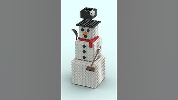 Lego Snowman Build(185)
