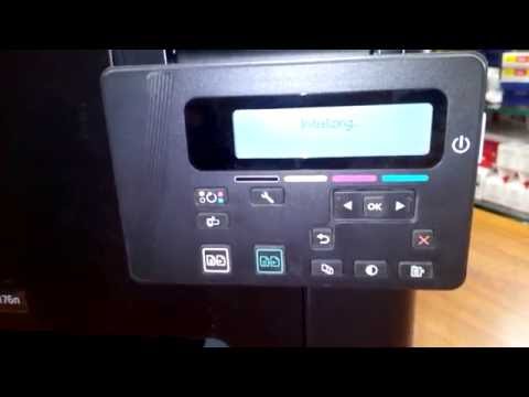 Replacing Toner Cartridges on HP color LaserJet PRO M176n Printer