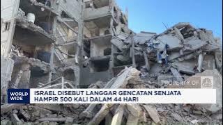 Israel Hampir 500 Kali Langgar Gencatan Senjata di Gaza Palestina