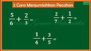 HOW TO CALCULATE THE ADDITION OF FRACTIONS #additionoffractions
