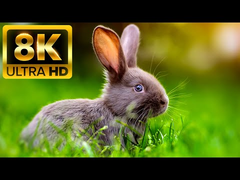 Dünya Çevresinde Hayvanlar - 8K (60 fps) Ultra HD - Doğa Sesleri (Renkli Dinamik)