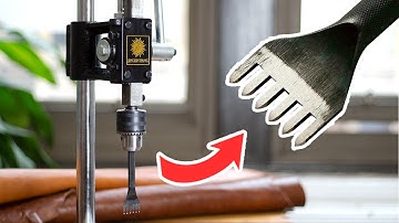 Using A Hand Press Machine to Punch Leather Stitching Holes?
