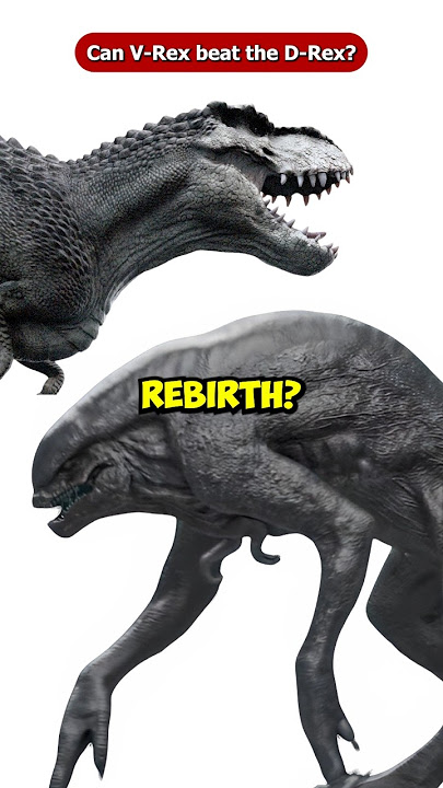 Can V-Rex Beat the D-Rex from Jurassic World Rebirth? #Shorts #Viral