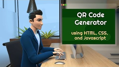 QR Code Generator using HTML, CSS and JAVASCRIPT