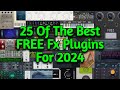 25 best free vst effect plugins for mixing  mastering of 2023 for 2024 pc  mac w audio examples