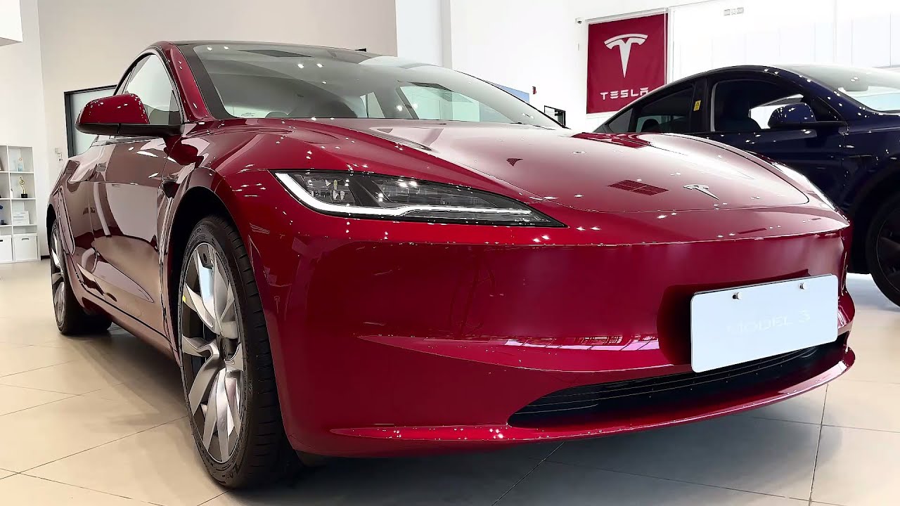 2024 New Tesla Model 3 + Exterior and Interior Walkaround 