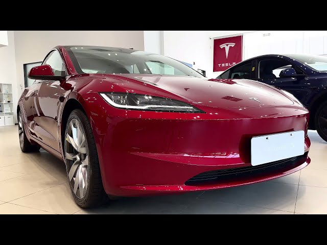 2024 New Tesla Model 3 + Exterior and Interior Walkaround 