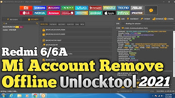 Redmi  6/6A Mi Account Remove Without Credit || Redmi 6/6a Mi Aaccont Bypass || Unlocktool 2021