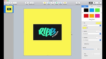 How to Add a Border and a Background to an Image/Logo in Keynote