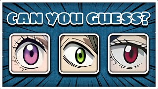 Quiz Anime: BLACK CLOVER EYES QUIZ | Guess the eyes of black bull members? screenshot 5
