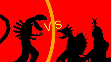 Shin Godzilla Vs Gigan And Megalon (Stick Nodes And Kinemaster)