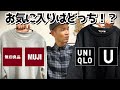 ［ユニクロユーor無印良品］スウェット対決どっちが良い！？とか、CDGのVANSを購入した話とかいろいろ。