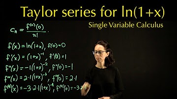 Taylor series for ln(1+x), Single Variable Calculus