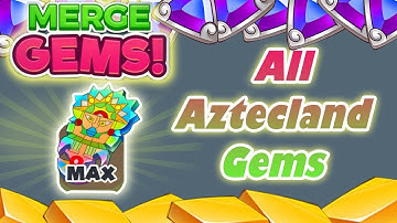 Merge Gems! 💎 All Aztecland Gems (no commentary/Phone Game)