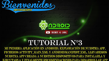Tutorial N°3 Curso de Android : Mi primera aplicación en Android