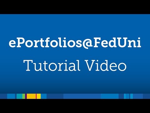 ePortfolios - How to login