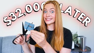 I Paid Off $32,000 In Credit Card Debt in 6 Months // How I dramatically changed my money situation