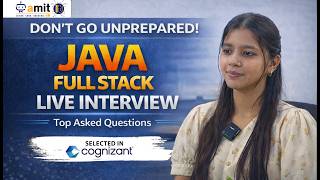 Java full stack mock Interview 03 | Can You Crack Cognizant Java Interview? | Full Stack Q&amp;A