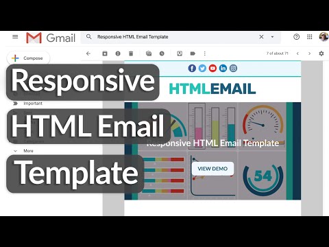 Build A Responsive HTML Email Template with HTML Tables & CSS