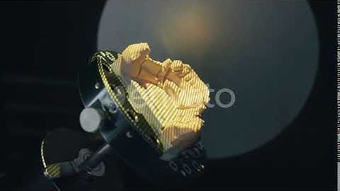 3D Scanning a Model of Human Teeth From Gypsum | Stock Footage - Videohive