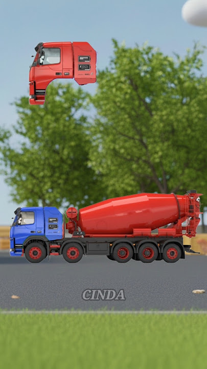 Mixer truck #shorts #funny #guessthepicture #comedy #cartoon