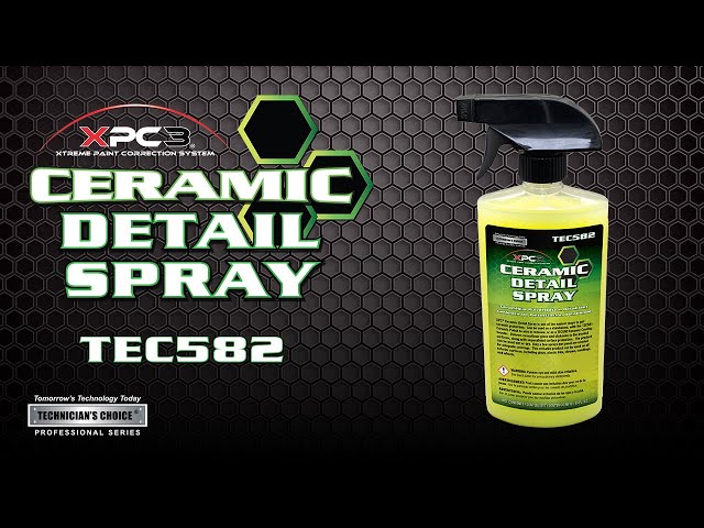 TEC582 XPC3® Ceramic Detail Spray is one of the easiest ways to get ceramic  protection with only a few sprays per panel! For more info contact