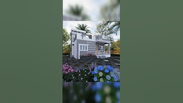 Single Floor house design | East Facing #shorts #trending #ytshorts #home #3delevation