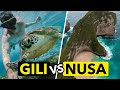  nusa penida vs gili  which is better