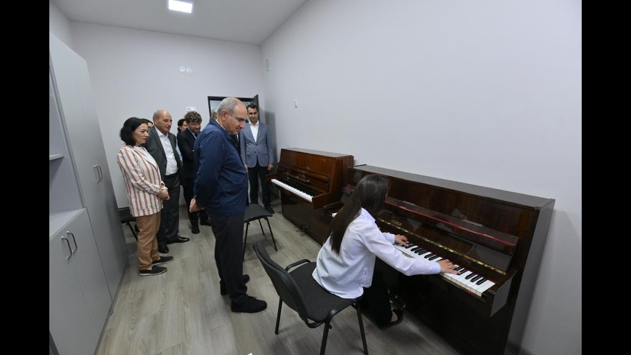 Վարչապետը ծանոթացել է Սեւանի երաժշտական դպրոցի նոր շենքում ստեղծված պայմաններին