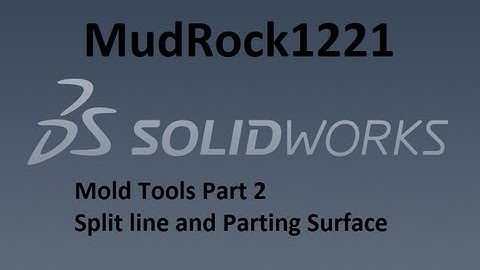 SolidWorks Tutorials | Mold Tools Part 2 - Split line and Parting Surface