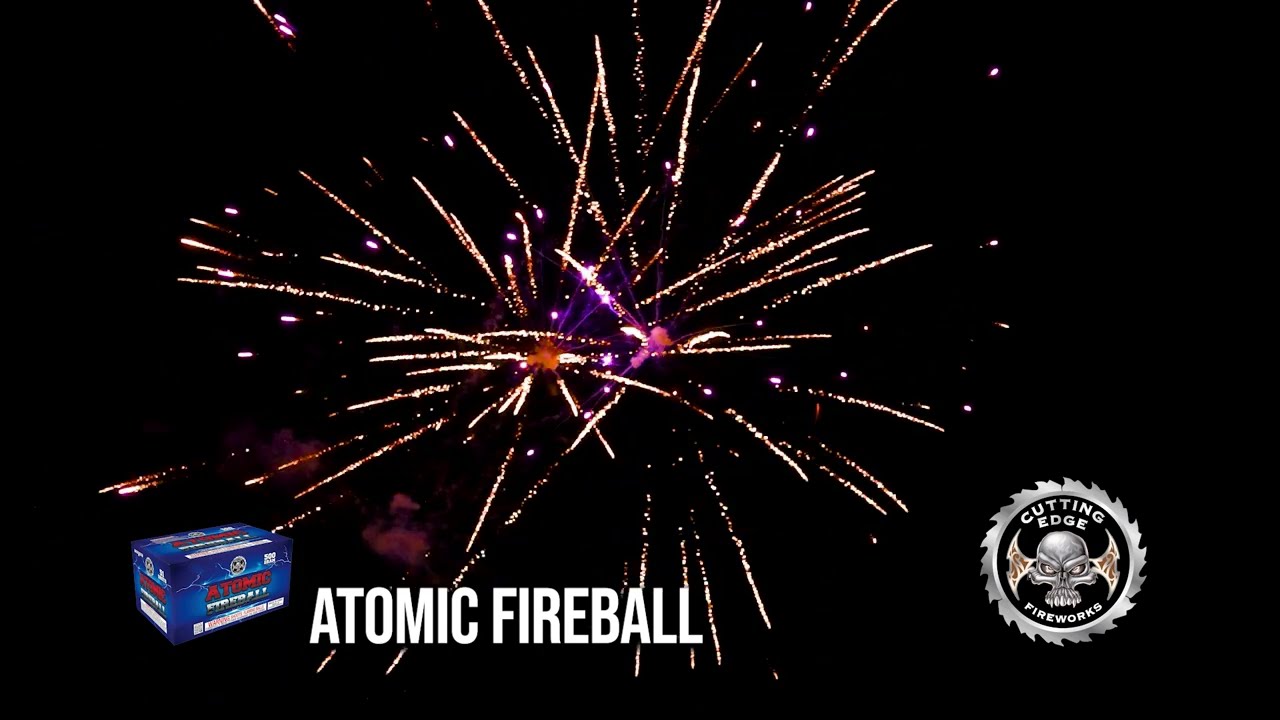 Atomic Fireball 500g Multi-Shot Cake From Cutting Edge Fireworks