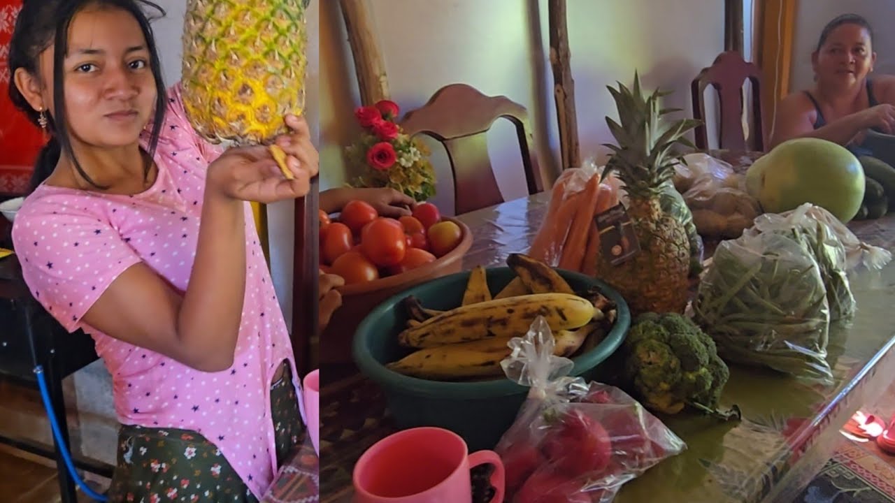 🛑Mira cuánto 😱compramos con 20 dólares 😲en el agromercado (:AVENTURAS INTIPUQUEÑAS 503:)