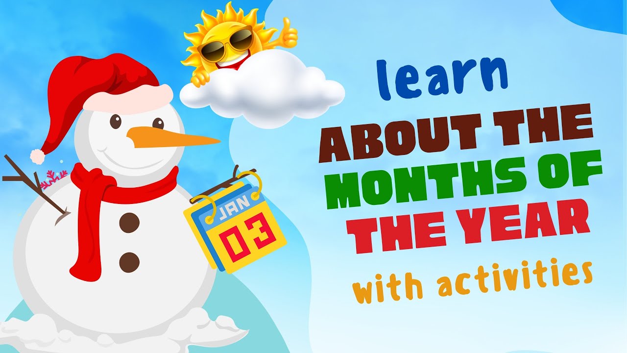 12 Months of the Year: A Fun and Educational Video for Kids | learn ...