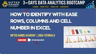 HOW TO IDENTIFY WITH EASE ROWS, COLUMNS AND CELL NUMBER IN EXCEL | GIFTED HANDS ACADEMY 2026