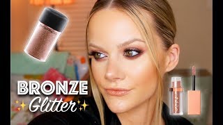 BRONZE GLITTER MAKEUP TUTORIAL ✨ Allison Wilburn MUA
