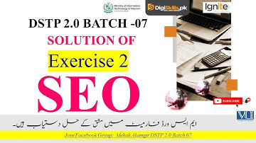 seo exercise 2 batch 7 | dstp 2.0 batch 07 seo exercise 2 solution