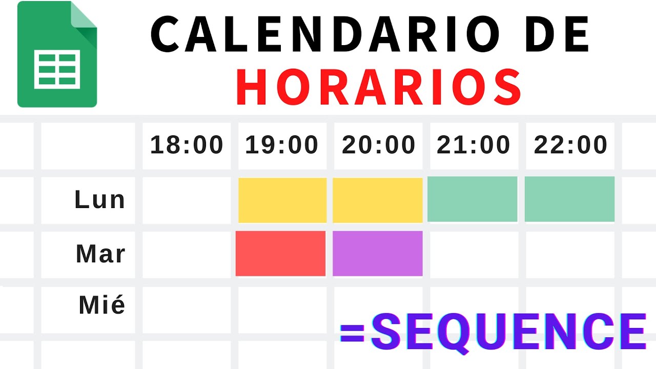 Crear Turnos De Trabajo Sistema de turnos con SECUENCIAS AUTOMÁTICAS de fechas y números en Excel y  Google Sheets - YouTube