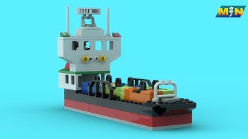 Video LEGO Cargo Ship | Bricklink Studio 2.0 | (Speed build)