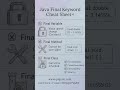 Java Final Keyword Cheat Sheet | @quipoin