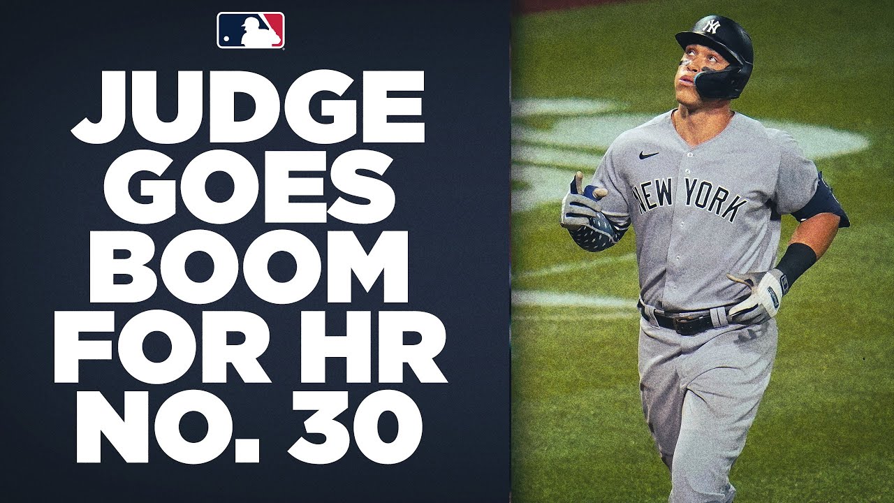 COURT IS IN SESSION! Aaron Judge CRUSHES a GRAND SLAM for home run No. 30!!