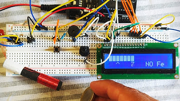 YFM con pantalla LCD. Pinpointer casero