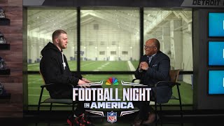 Aidan Hutchinson: Surreal to win with hometown Detroit Lions (FULL INTERVIEW) | FNIA | NFL on NBC