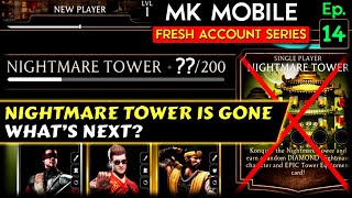 This is How Far I Made It in Nightmare Tower! MK Mobile Fresh Account Series Ep. 14.