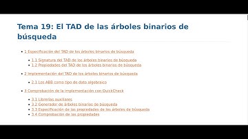 El TAD de las árboles binarios de búsqueda en Haskell