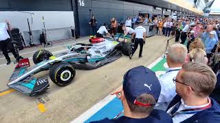 F1 Pit Stop practice at Silverstone GP 2022: Mercedes, Alpine &amp; Williams