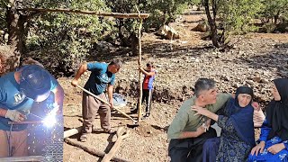A hard but adventurous life💪🛠. The wonders of a difficult life in the mountains 🏕🏞