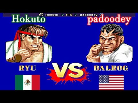 Street Fighter II': Hyper Fighting - Hokuto vs padoodey FT5