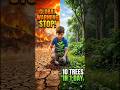 Saving Earth | 1 Day 10 Trees Challenge (Global Warming Fight) #shorts #globalwarming #tree #plants